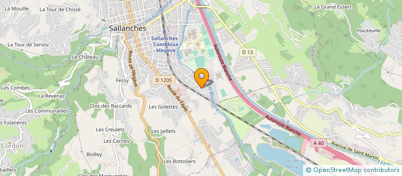localisation de l'entreprise SIS INDUSTRIE à SALLANCHES