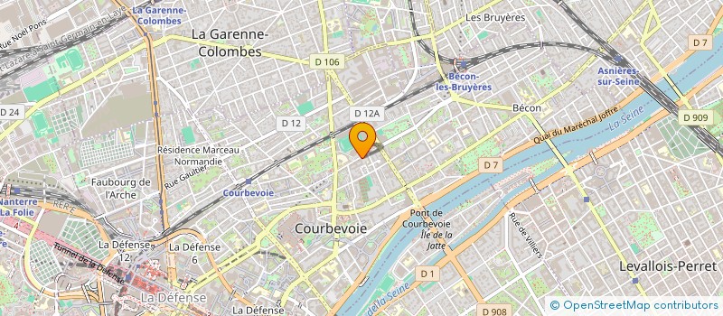 localisation de l'entreprise SIS RENOV à COURBEVOIE