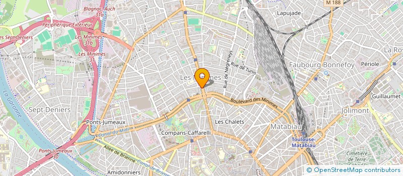 localisation de l'entreprise SISA  TOULOUSE