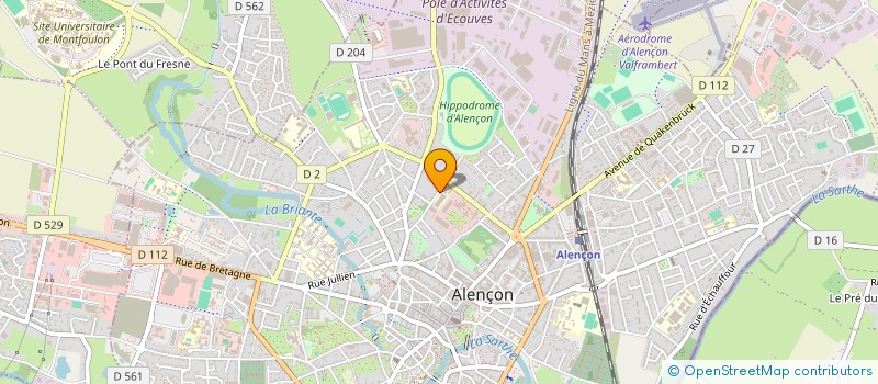 localisation de l'entreprise SISA ALENCON SANTE à ALENCON