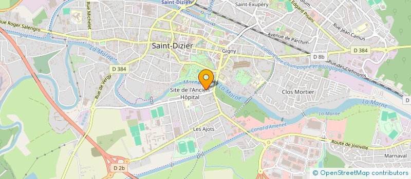 localisation de l'entreprise SISA CAMILLE ROZET à SAINT-DIZIER