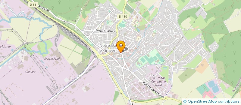 localisation de l'entreprise SISA CAUX-SEINE  PORT-JEROME-SUR-SEINE