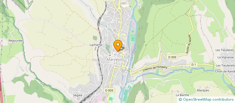 localisation de l'entreprise SISA CHATILLON  MARVEJOLS