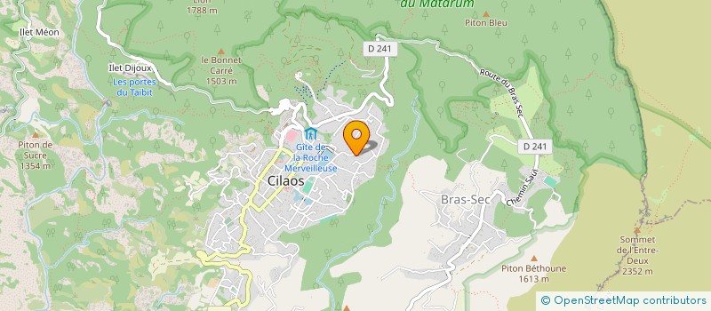 localisation de l'entreprise SISA CILAOSANTE  CILAOS