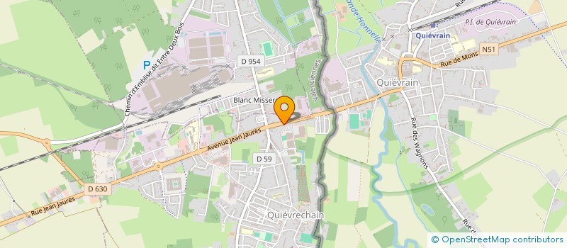 localisation de l'entreprise SISA DE L'AUNELLE  QUIEVRECHAIN