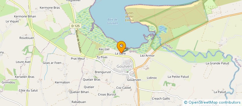 localisation de l'entreprise SISA DE LA BAIE  PLOUNEOUR-BRIGNOGAN-PLAGES