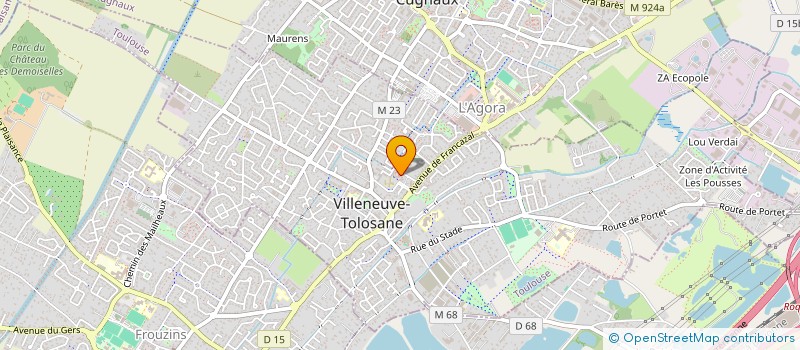 localisation de l'entreprise SISA DE LA CANALETTE à VILLENEUVE-TOLOSANE