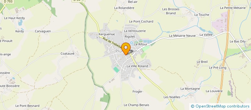 localisation de l'entreprise SISA DE LA HAUTE RANCE  PLUMAUDAN