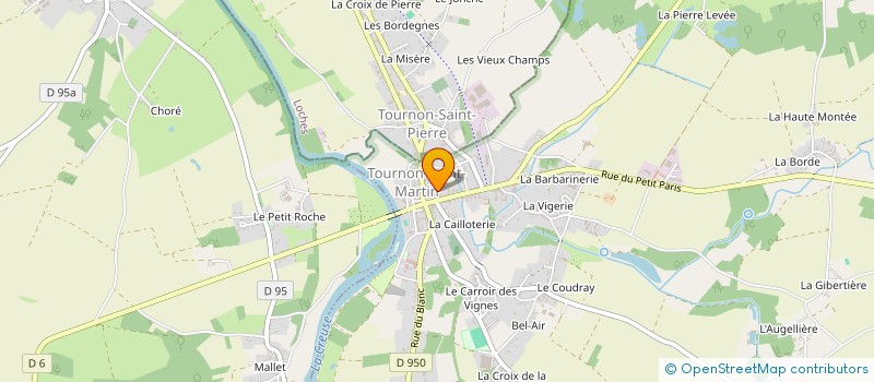 localisation de l'entreprise SISA DE LA HUPPE à TOURNON-SAINT-MARTIN