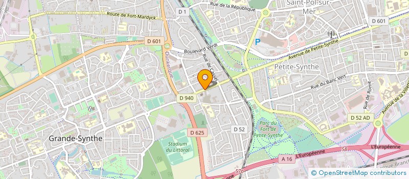 localisation de l'entreprise SISA DE LA MAISON DE LA SANTE PLURIPROFESSIONNELLE DU KRUYSBELLAERT à DUNKERQUE