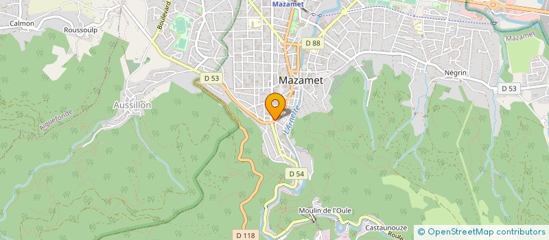 localisation de l'entreprise SISA DE LA MONTAGNE NOIRE à MAZAMET