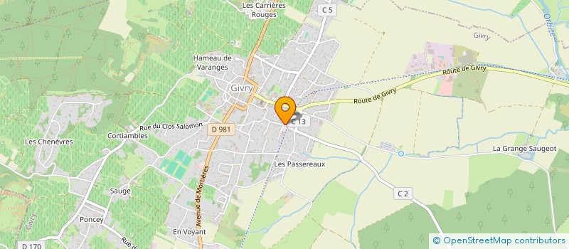 localisation de l'entreprise SISA DE LA MSP DE GIVRY  GIVRY