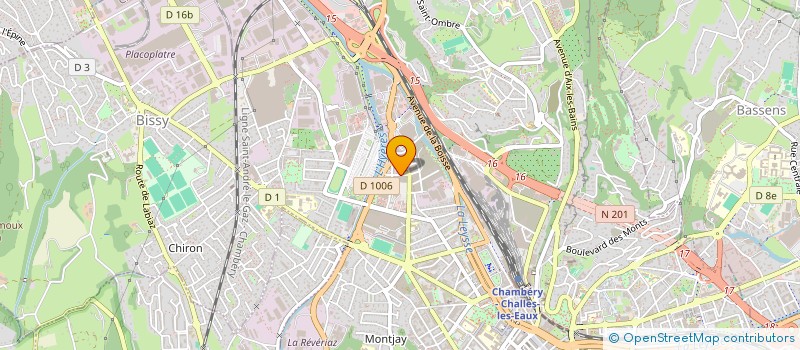 localisation de l'entreprise SISA DE LA MSP DU VERGER  CHAMBERY