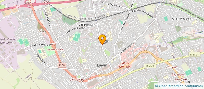 localisation de l'entreprise SISA DE LA PLAINE  LIEVIN