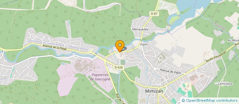localisation de l'entreprise SISA DE LA SAUVETE DE MIMIZAN à MIMIZAN