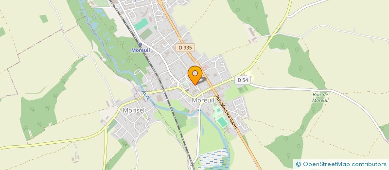 localisation de l'entreprise SISA DE MOREUIL  MOREUIL