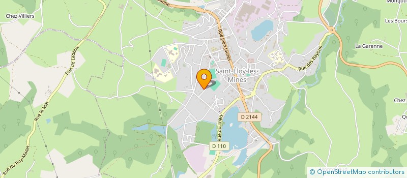 localisation de l'entreprise SISA DE SAINT-ELOY-LES-MINES  SAINT-ELOY-LES-MINES