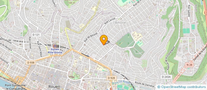 localisation de l'entreprise SISA DES 100 CLOCHERS à ROUEN