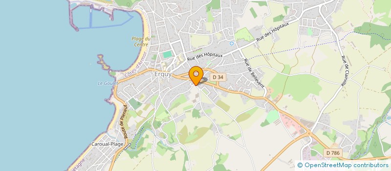 localisation de l'entreprise SISA DES CAPS à ERQUY