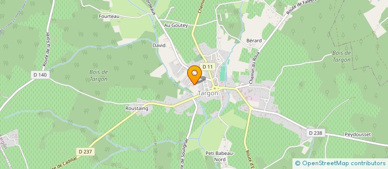 localisation de l'entreprise SISA DES COTEAUX TARGONNAIS à TARGON