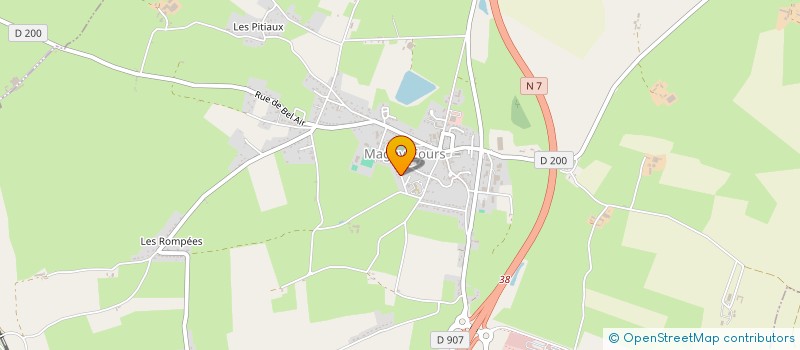 localisation de l'entreprise SISA DES GRAVIERES à MAGNY-COURS