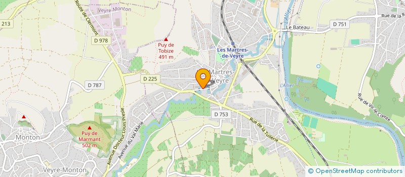 localisation de l'entreprise SISA DES MARTRES DE VEYRE à LES MARTRES-DE-VEYRE