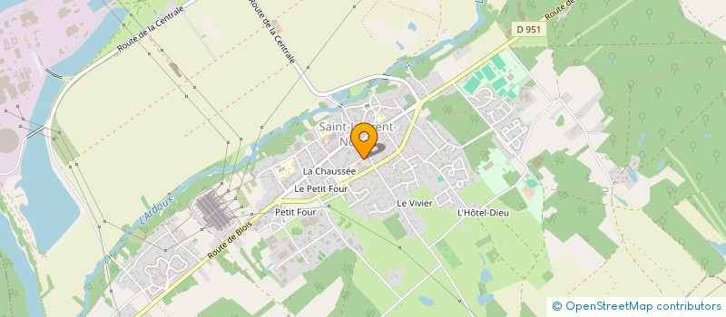 localisation de l'entreprise SISA DES MEES  SAINT-LAURENT-NOUAN