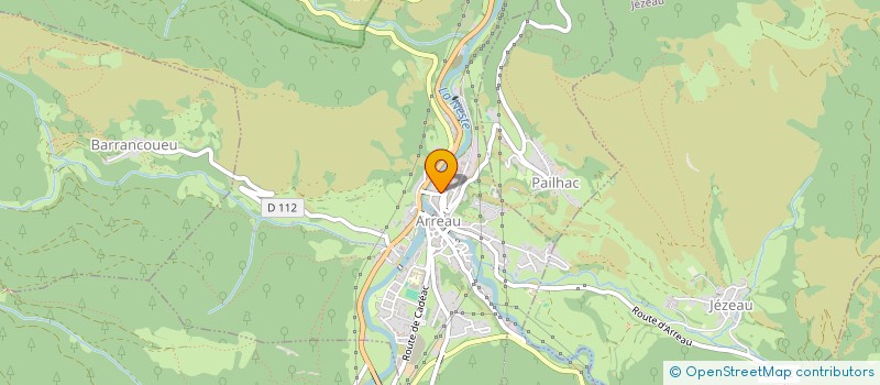 localisation de l'entreprise SISA DES TROIS VALLEES  ARREAU