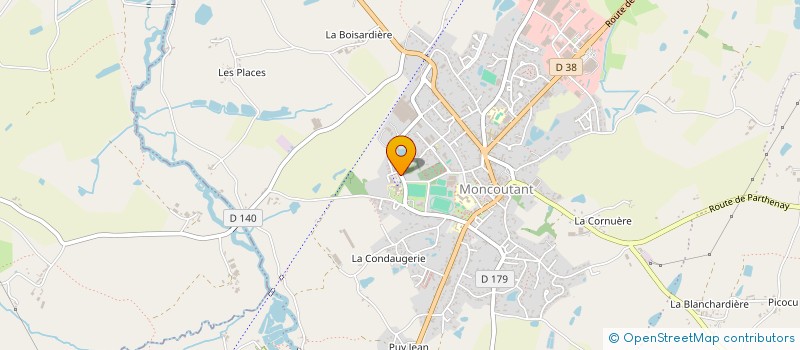 localisation de l'entreprise SISA DU BORD DE SEVRE  MONCOUTANT-SUR-SEVRE