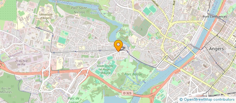 localisation de l'entreprise SISA DU BRIONNEAU BELLE BEILLE SAINT JACQUES ARAGON  ANGERS