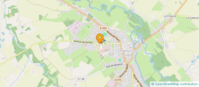 localisation de l'entreprise SISA DU CHATILLONNAIS EN BERRY à CHATILLON-SUR-INDRE