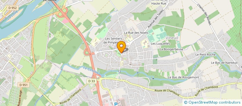 localisation de l'entreprise SISA DU COSSON à VINEUIL