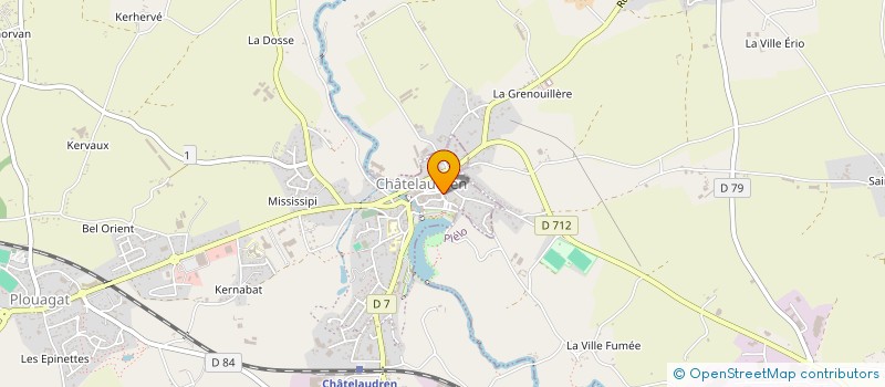 localisation de l'entreprise SISA DU LEFF à CHATELAUDREN-PLOUAGAT