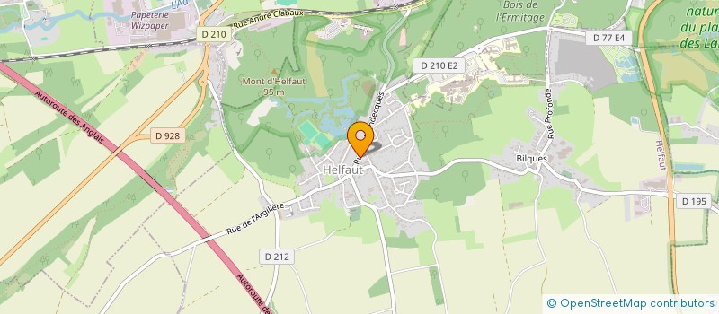 localisation de l'entreprise SISA DU MONT D'HELFAUT  HELFAUT