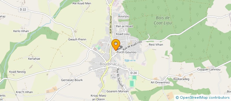 localisation de l'entreprise SISA DU PAYS BRIACIN  BOURBRIAC