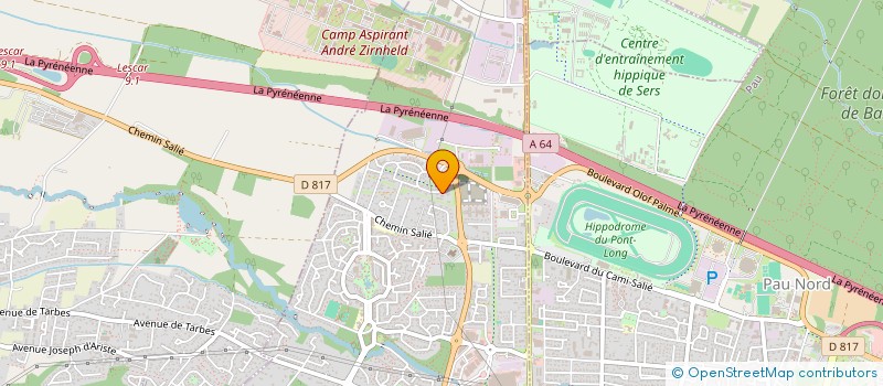 localisation de l'entreprise SISA DU PERLIC  LONS