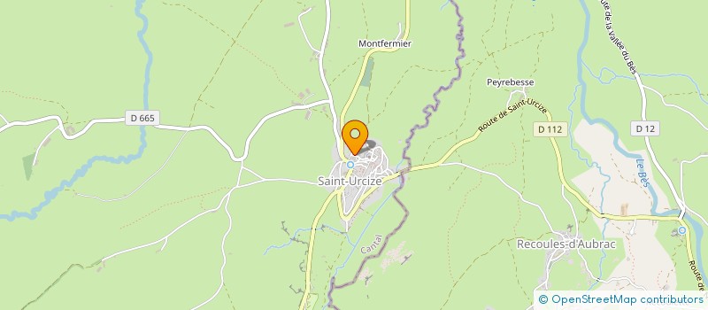 localisation de l'entreprise SISA DU POLE DE SANTE 15 CALDAGUES AUBRAC SOCIETE EN LIQUIDATION à SAINT-URCIZE