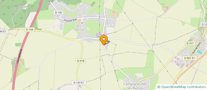 localisation de l'entreprise SISA DU POLE SANTE DU MOULIN  CAMPIGNEULLES-LES-PETITES