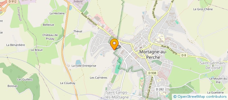 localisation de l'entreprise SISA DU PSLAM à MORTAGNE-AU-PERCHE