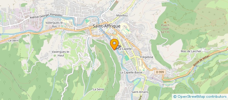 localisation de l'entreprise SISA DU SAINT-AFFRICAIN  SAINT-AFFRIQUE