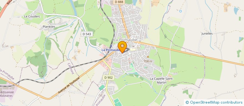 localisation de l'entreprise SISA DU SUD RUTHENOIS (SISA SR)  LUC-LA-PRIMAUBE