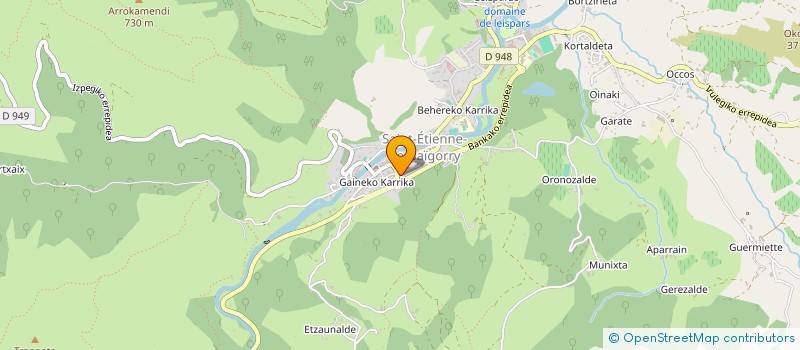 localisation de l'entreprise SISA ELGARRREKIN ARTATU  SAINT-ETIENNE-DE-BAIGORRY