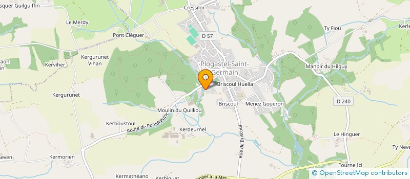 localisation de l'entreprise SISA EST CAP SIZUN  PLOGASTEL ST GERMAIN