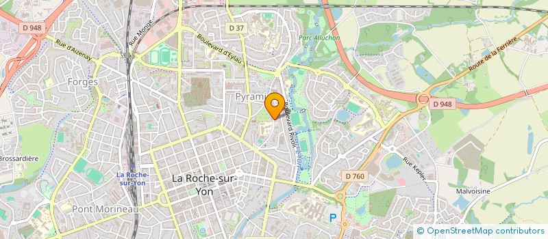localisation de l'entreprise SISA GASTON à LA ROCHE-SUR-YON
