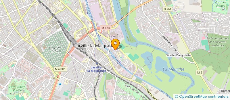 localisation de l'entreprise SISA JARVILLE LA MALGRANGE  NANCY