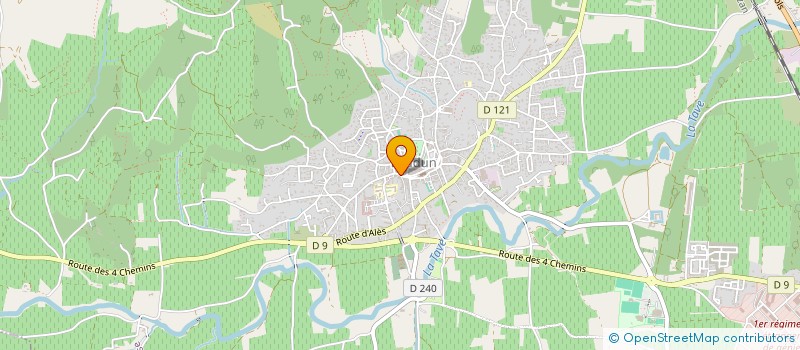 localisation de l'entreprise SISA L'OPPIDUM  LAUDUN-L'ARDOISE