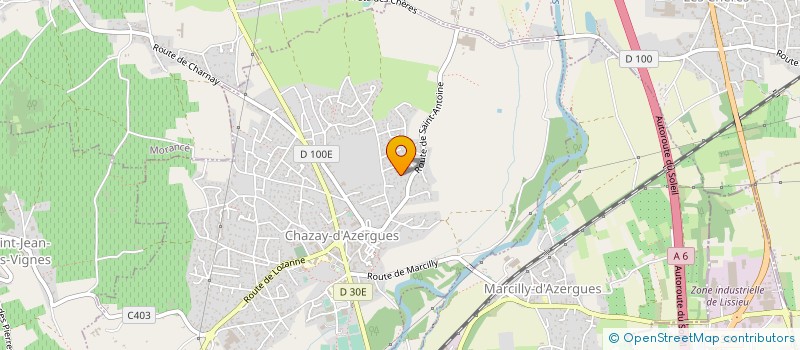 localisation de l'entreprise SISA LA CERISAIE à CHAZAY-D'AZERGUES