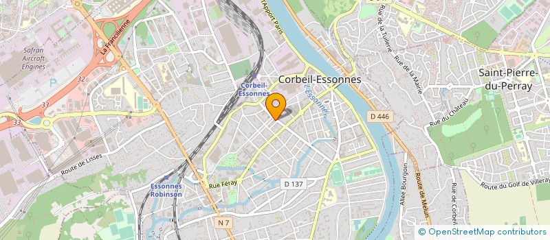 localisation de l'entreprise SISA LES ALLEES à CORBEIL-ESSONNES
