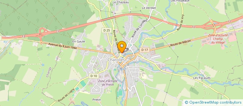 localisation de l'entreprise SISA MAISON DE SANTE DE L'ARCONCE à CHAROLLES