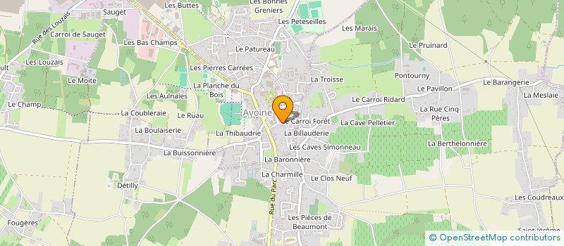 localisation de l'entreprise SISA MAISON DE SANTE DU VERON à AVOINE